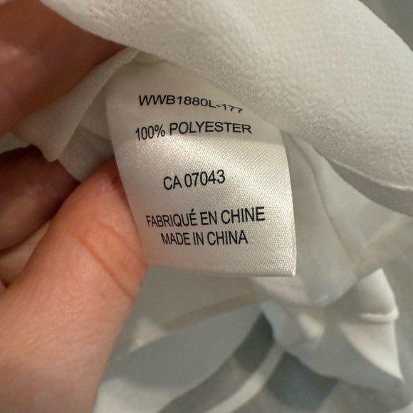 XS Maison Cinquant asymmetrical white top - Picture 5 of 5